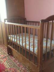 Детская деревянная кровать российского производства 